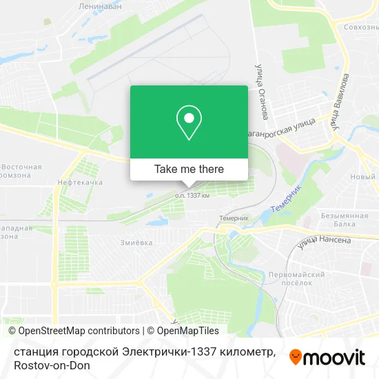 станция городской Электрички-1337 километр map