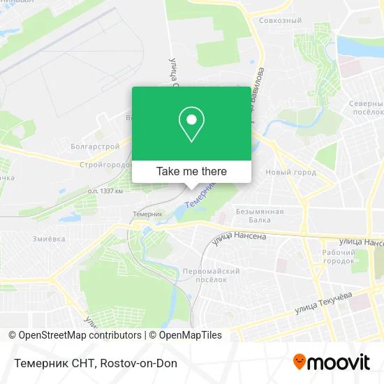 Темерник СНТ map