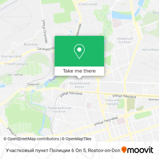 Участковый пункт Полиции 6 Оп 5 map