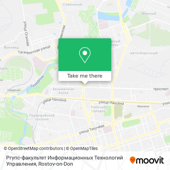 Ргупс-факультет Информационных Технологий Управления map