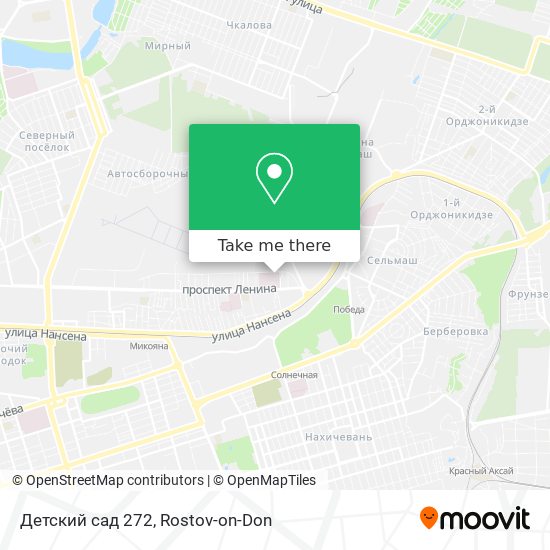 Детский сад 272 map