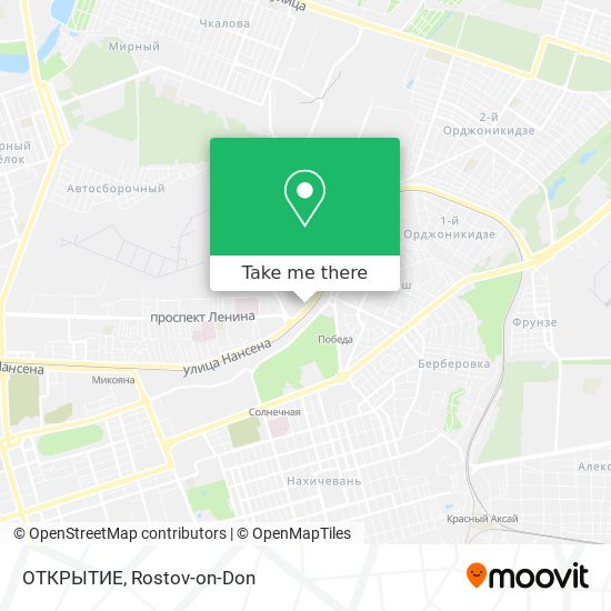 ОТКРЫТИЕ map