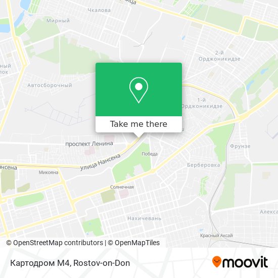 Картодром М4 map