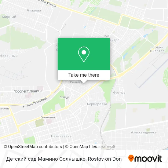 Детский сад Мамино Солнышко map