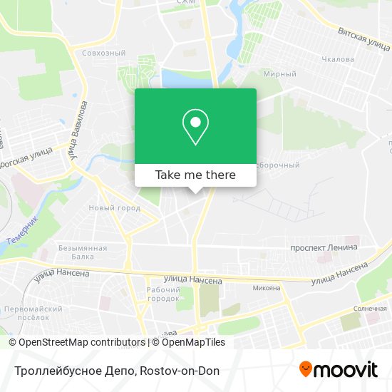 Троллейбусное Депо map