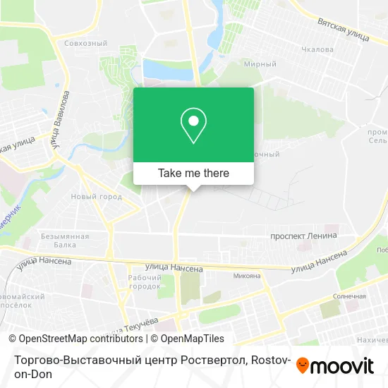 Торгово-Выставочный центр Роствертол map