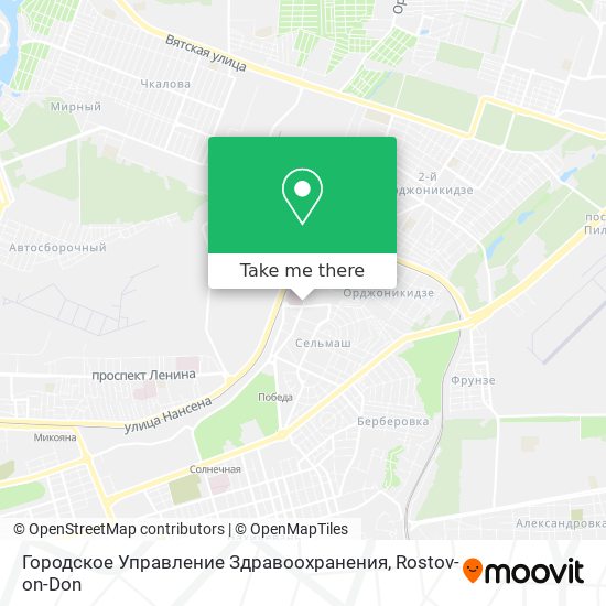 Городское Управление Здравоохранения map