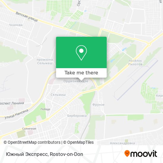 Южный Экспресс map