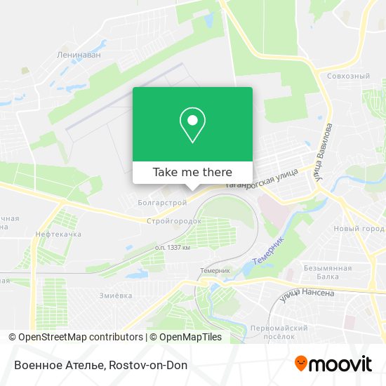 Военное Ателье map