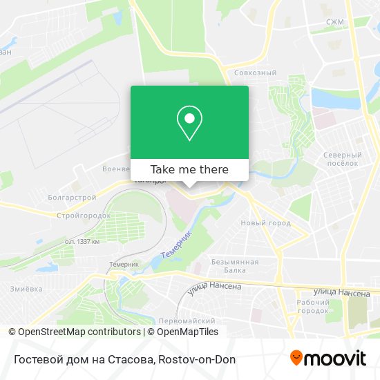 Гостевой дом на Стасова map