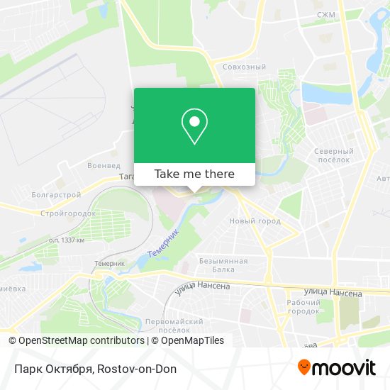 Парк Октября map