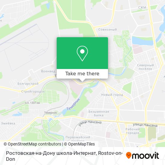 Ростовская-на-Дону школа-Интернат map