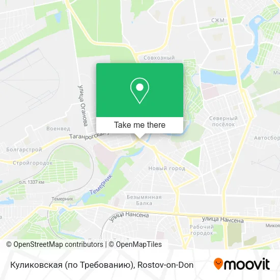 Куликовская (по Требованию) map