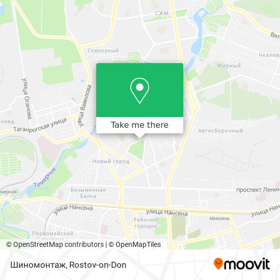 Шиномонтаж map