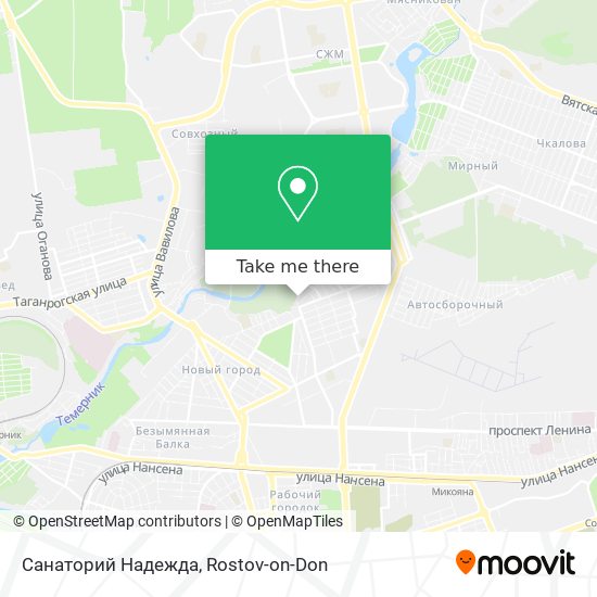 Санаторий Надежда map