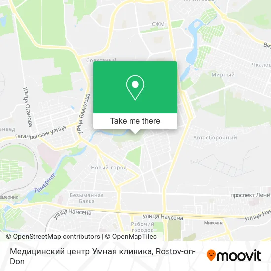Медицинский центр Умная клиника map