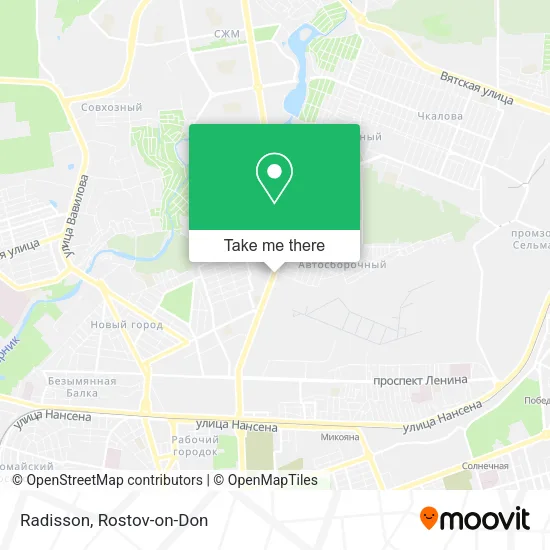 Radisson map