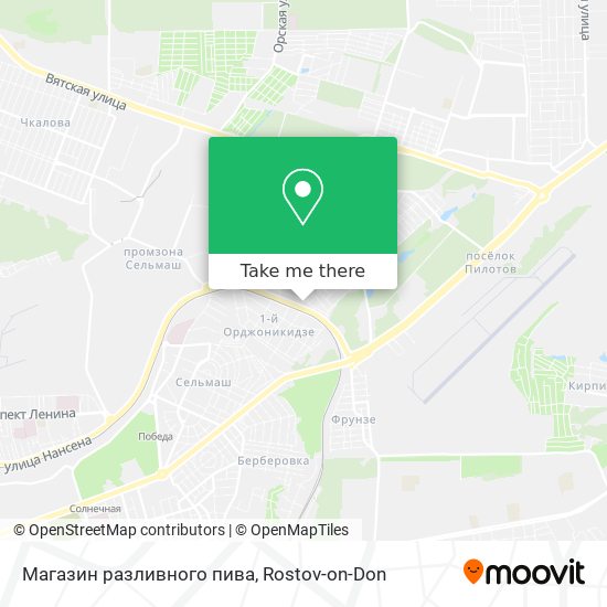 Магазин разливного пива map