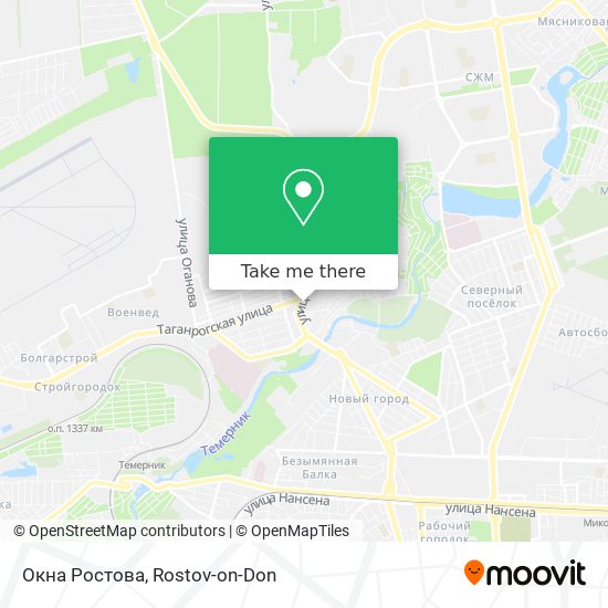 Окна Ростова map