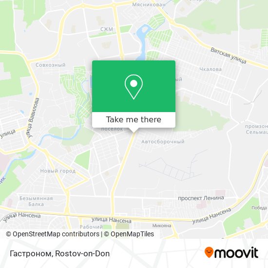 Гастроном map