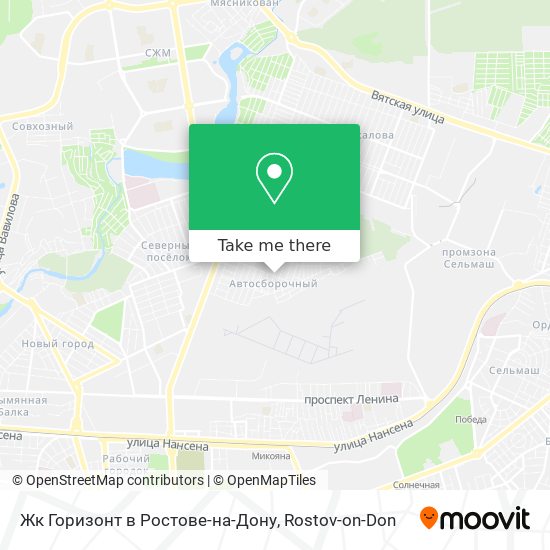 Жк Горизонт в Ростове-на-Дону map