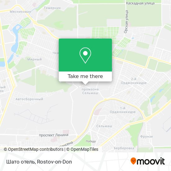 Шато отель map