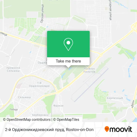 2-й Орджоникидзевский пруд map