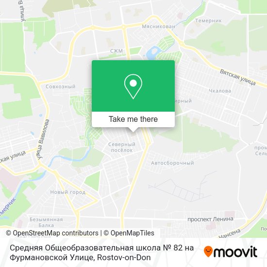 Средняя Общеобразовательная школа № 82 на Фурмановской Улице map