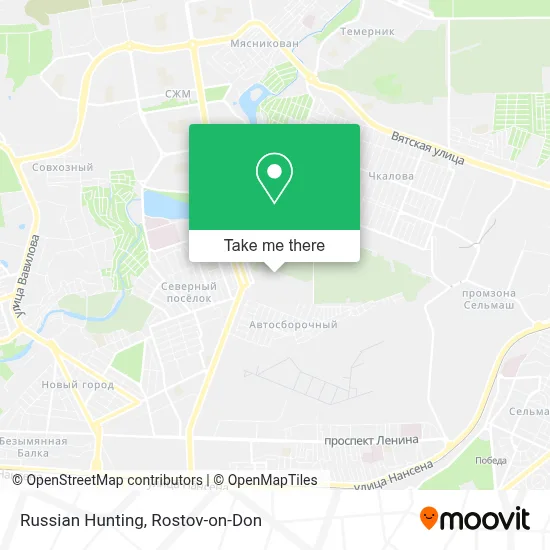 Russian Hunting map