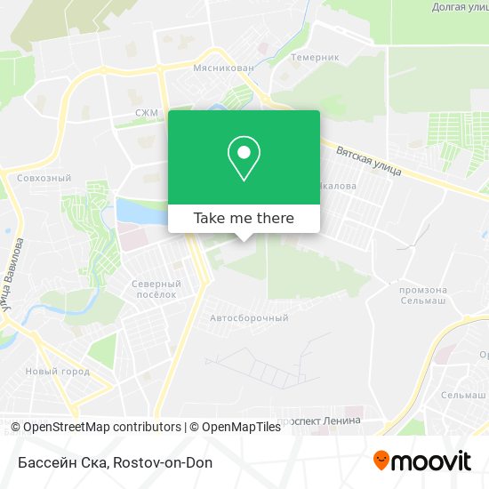 Бассейн Ска map