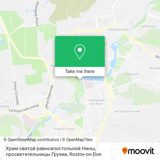 Храм святой равноапостольной Нины, просветительницы Грузии map