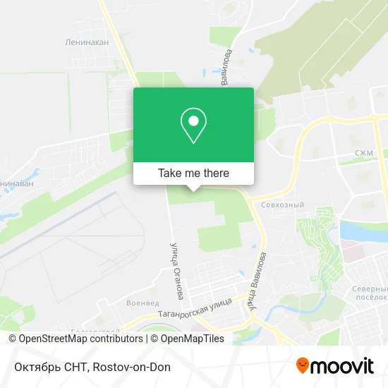 Октябрь СНТ map