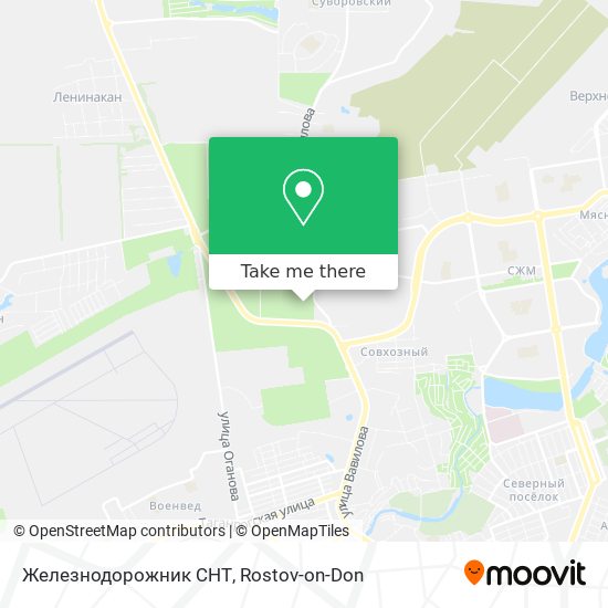 Железнодорожник СНТ map