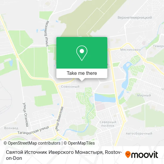 Святой Источник Иверского Монастыря map