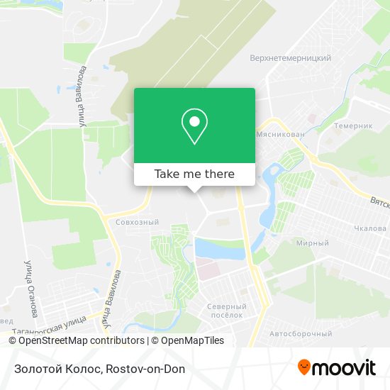 Золотой Колос map