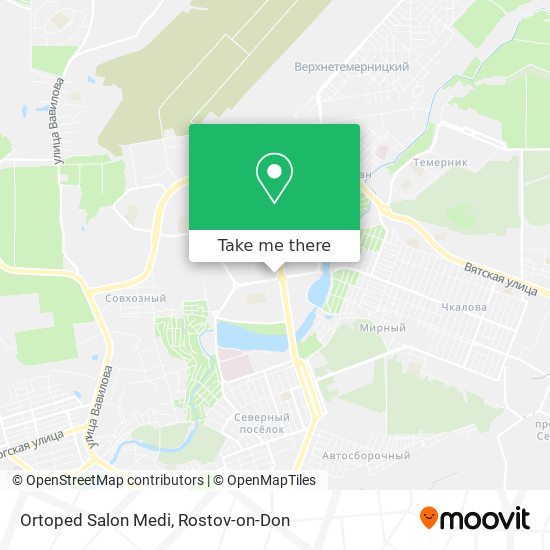 Ortoped Salon Medi map