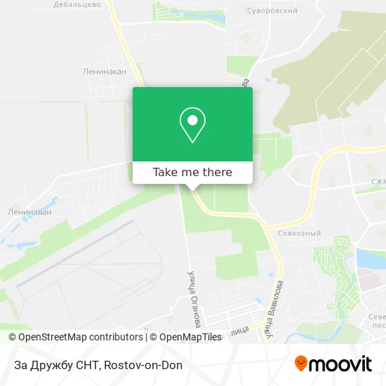 За Дружбу СНТ map