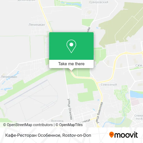 Кафе-Ресторан Особенное map
