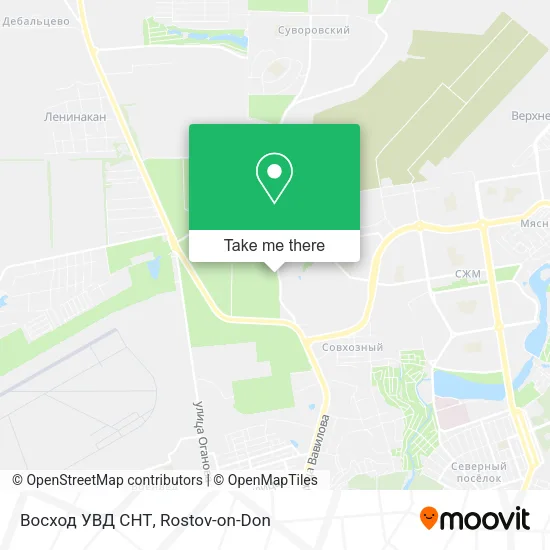 Восход УВД СНТ map