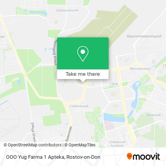 OOO Yug Farma 1 Apteka map