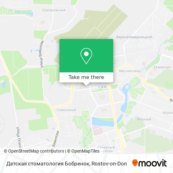 Детская стоматология Бобренок map