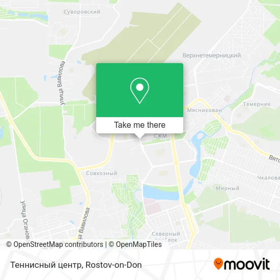 Теннисный центр map