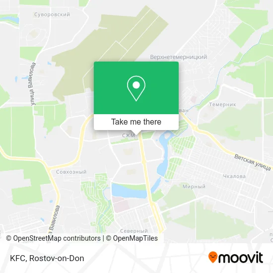 KFC map