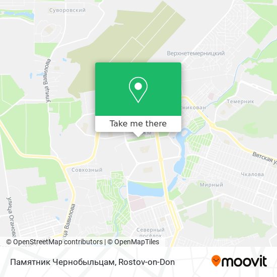 Памятник Чернобыльцам map