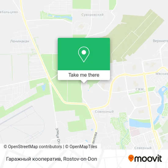 Гаражный кооператив map