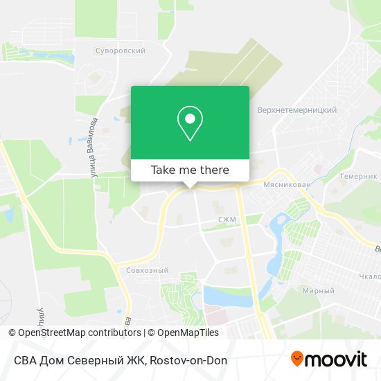 СВА Дом Северный ЖК map
