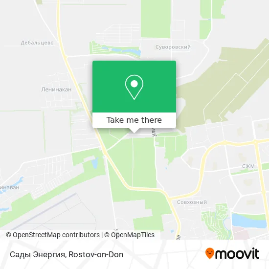 Сады Энергия map