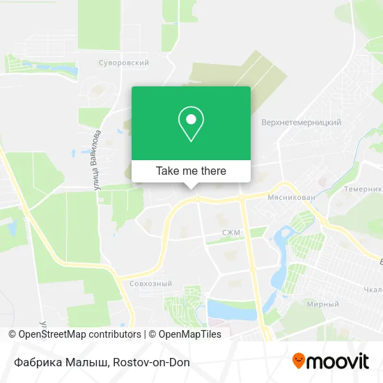Фабрика Малыш map