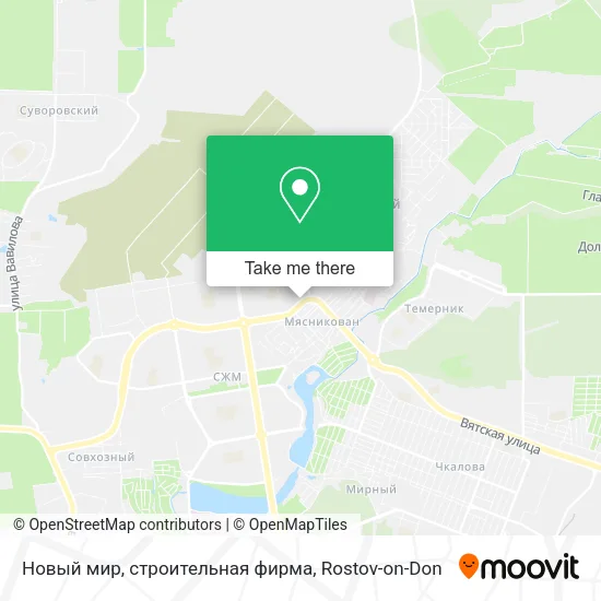 Новый мир, строительная фирма map