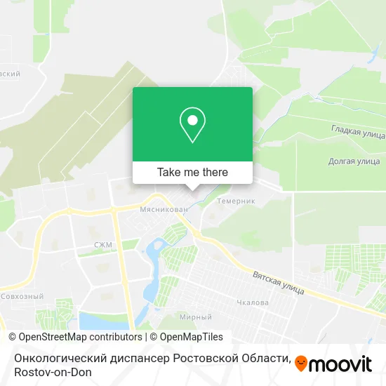 Онкологический диспансер Ростовской Области map